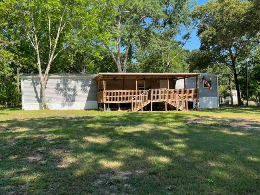 Fishermans Retreat With Patio At Lake Sam Rayburn Villa Brookeland Bagian luar foto