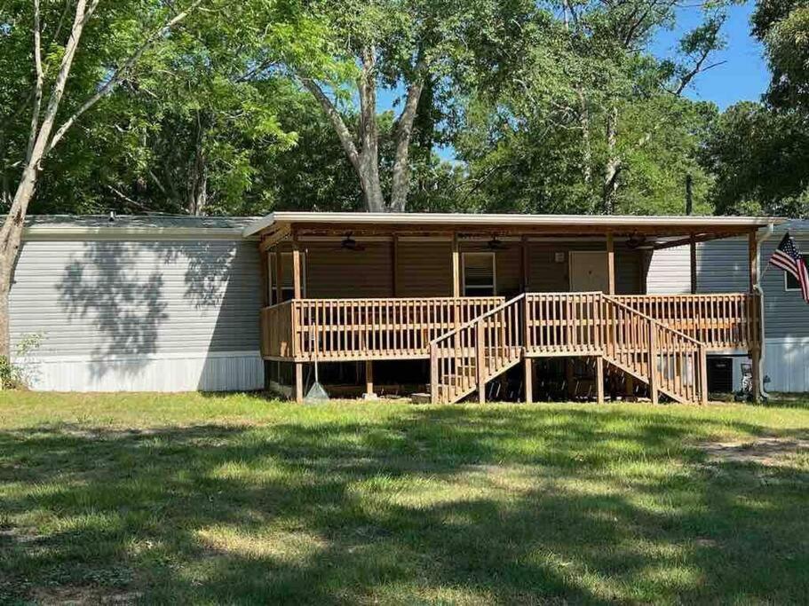 Fishermans Retreat With Patio At Lake Sam Rayburn Villa Brookeland Bagian luar foto